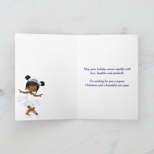 くるみ割り人形の雪の女王と騎士のバレエ シーズンカード (内部)