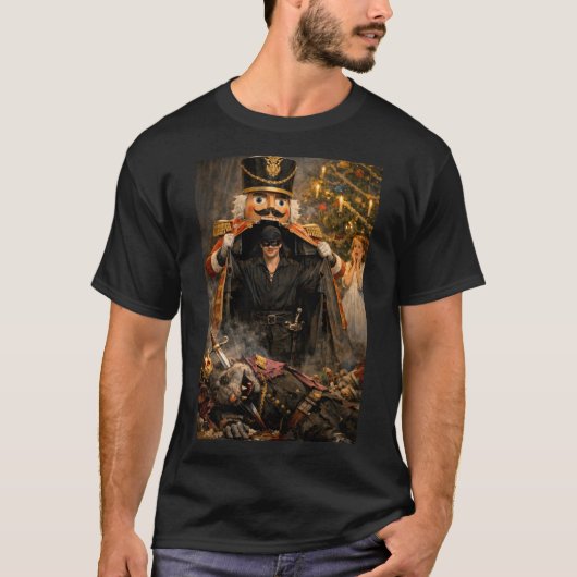 くるみ割り人形は黒衣の男 Tシャツ (正面)