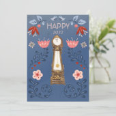 くるみ割り人形バレエの祖父時計の写真 招待状 (スタンド正面)