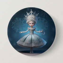 くるみ割り人形バレエファッション-雪の女王 缶バッジ
