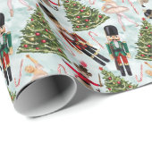 くるみ割り人形バレエ クリスマス画像 ギフトラッピングペーパー ラッピングペーパー (ロールコーナー)