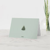 くるみ割り人形バレエ クリスマス ホリデーカード (裏面)