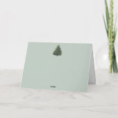 くるみ割り人形バレエ クリスマス ホリデーカード サンキューカード (裏面)