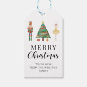 くるみ割り人形メリークリスマスプレゼントラベル ギフトタグ (正面)