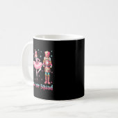 くるみ割り人形部隊バレエダンスメリークリスマス女性 コーヒーマグカップ (正面左)