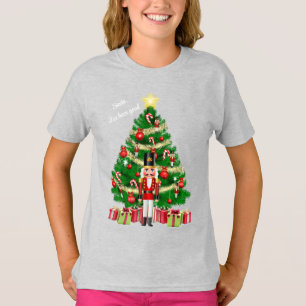 くるみ割り人形 クリスマスツリー キッズ 名入れ Tシャツ