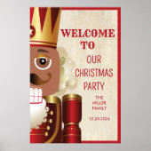 くるみ割り人形 クリスマス ウェルカムサイン ポスター (正面)