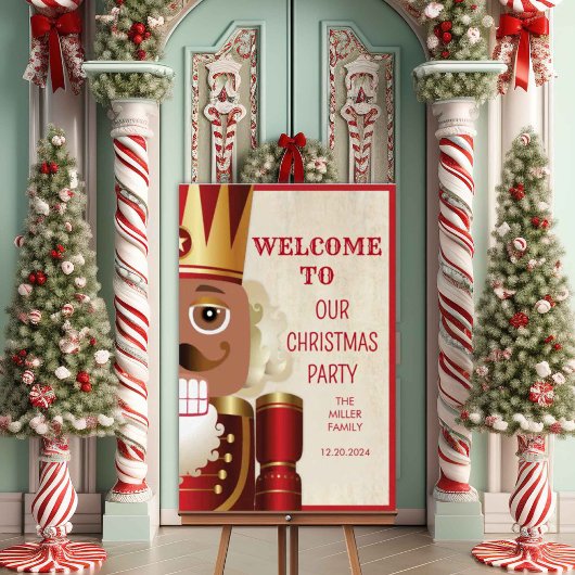 くるみ割り人形 クリスマス ウェルカムサイン ポスター