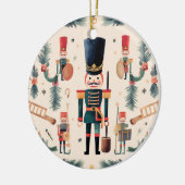 くるみ割り人形 クリスマス オブジェ セラミックオーナメント (左)