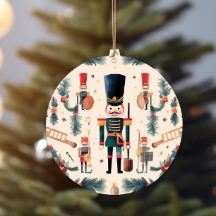 くるみ割り人形 クリスマス オブジェ セラミックオーナメント