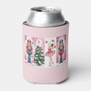くるみ割り人形 クリスマス 水彩 女性らしい 祝祭 缶クーラー