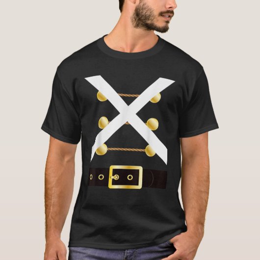 くるみ割り人形 コスチューム ユニフォーム マッチング おもちゃの兵隊 Tシャツ (正面)