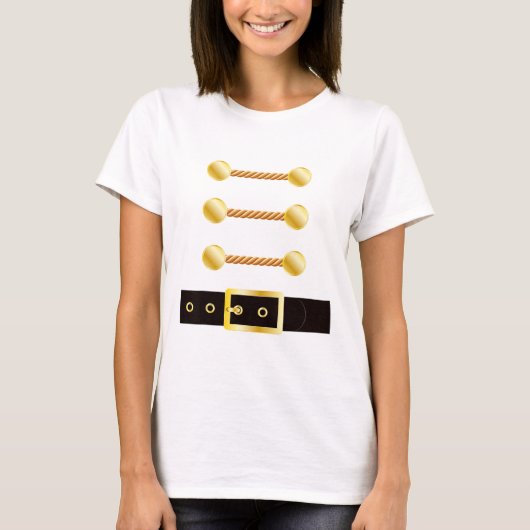 くるみ割り人形 コスチューム ユニフォーム マッチング おもちゃの兵隊 Tシャツ (正面)