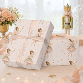 くるみ割り人形 シュガープラムフェアリー クリスマス 誕生日 ラッピングペーパー