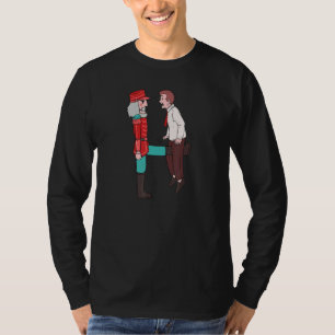 くるみ割り人形 バレエ ナット クラッキン ダンス クリスマス Xm Tシャツ