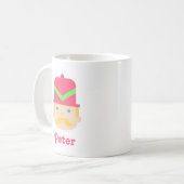 くるみ割り人形 ブロンド ピンク ハット コーヒーマグカップ (正面左)