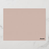 くるみ割り人形 - ホイル ポストカード (裏面)