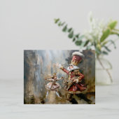 くるみ割り人形 - ホイル ポストカード (立ち正面)