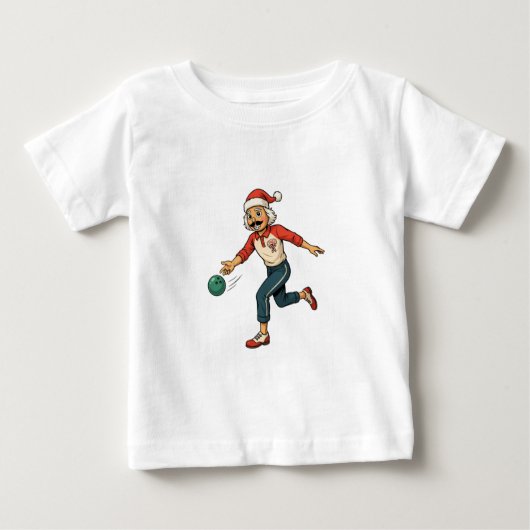 くるみ割り人形 ホリデー ゲームスロー カジュアル クリスマス ベビーTシャツ (正面)