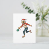 くるみ割り人形 ホリデー ゲームスロー カジュアル クリスマス ポストカード (スタンド正面)