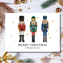 くるみ割り人形 メリークリスマス ミニマルクリスマス シーズンカード