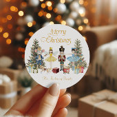 くるみ割り人形 メリークリスマス ラウンドシール