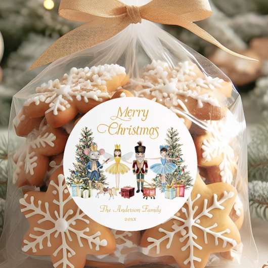 くるみ割り人形 メリークリスマス ラウンドシール