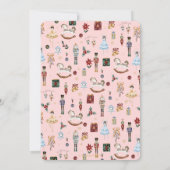 くるみ割り人形 ヴィンテージ クリスマス 誕生日 招待状 (裏面)