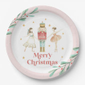 くるみ割り人形 冬のバレエ クリスマス ペーパープレート (正面)