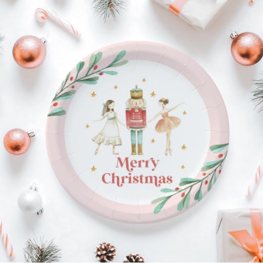 くるみ割り人形 冬のバレエ クリスマス ペーパープレート