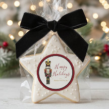 くるみ割り人形 水彩画 クリスマス ホリデー 赤