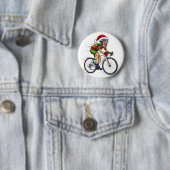 くるみ割り人形 自転車 クリスマス サイクリング Xmas スポーツ 缶バッジ (インサイチュ)