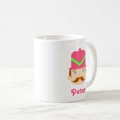 くるみ割り人形 赤毛 ピンクの帽子 コーヒーマグカップ (正面右)