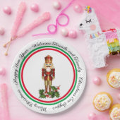 くるみ割り兵士が好きな言葉をクリスマス ペーパープレート (パーティー)