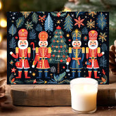 くるみ割り兵士とクリスマスツリー シーズンカード