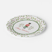 くるみ割り兵士とホリークリスマスパーティー ペーパープレート (アングル)