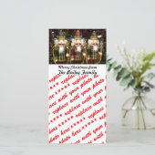 くるみ割り兵士のクリスマスフォト シーズンカード (スタンド正面)