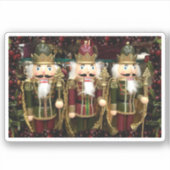 くるみ割り兵士のクリスマス シール (正面)