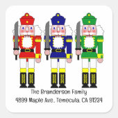 くるみ割り兵士のクリスマス スクエアシール (正面)