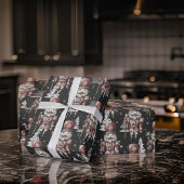 くるみ割り兵士キャプテンクリスマスツリー ラッピングペーパー