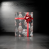 くるみ割り兵士キャプテンクリスマスツリー ラッピングペーパー