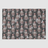 くるみ割り兵士キャプテンクリスマスホワイトツリーズ 薄葉紙 (正面)