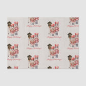 くるみ割り兵士クロック幸せな休日 薄葉紙 (正面)