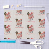 くるみ割り兵士クロック幸せな休日 薄葉紙 (クラフト)