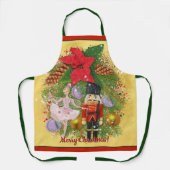 くるみ割り兵士シュガープラム妖精クリスマスクリスマス エプロン (正面)