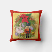 くるみ割り兵士シュガープラム妖精クリスマスクリスマス クッション (裏面)