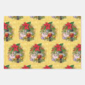 くるみ割り兵士シュガープラム妖精クリスマスクリスマス ラッピングペーパーシート (正面)