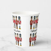くるみ割り兵士パーソナライズ文字クリスマス 紙コップ (右)