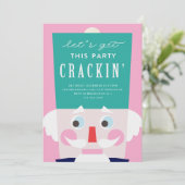 くるみ割り兵隊のホリデーパーティー招待状 招待状 (スタンド正面)