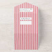 くるみ割り写真三折り オールインワン招待状 (外側)